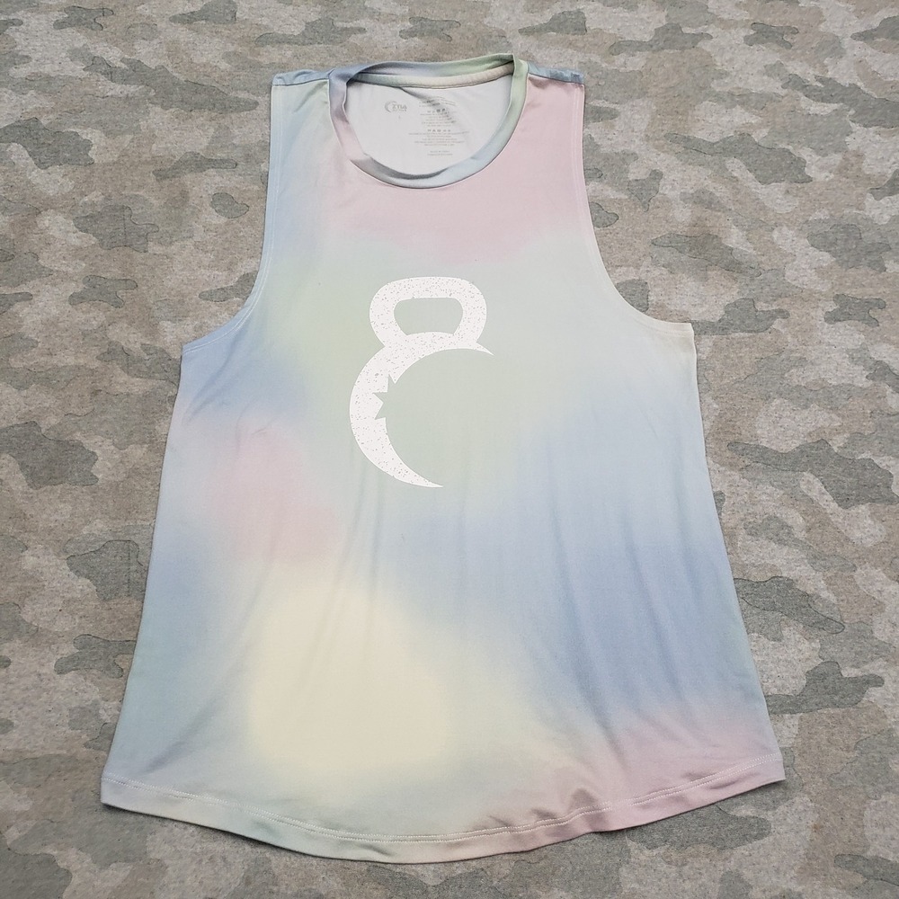 Zyia Active Tank Top Women Large Multicolor Pullover Sleeveless Fitness Gym Yoga